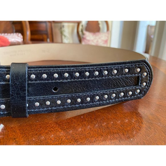 Ladies Medium Streets Ahead Black Studded Leather main image 5